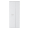 Armadio Multiuso Portascope 2 Ante 5 Vani 70x35x180h Nube Bianco