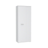 Armadio Scarpiera Multiuso 2 Ante 6 Ripiani 70x35x180h Nube Bianco