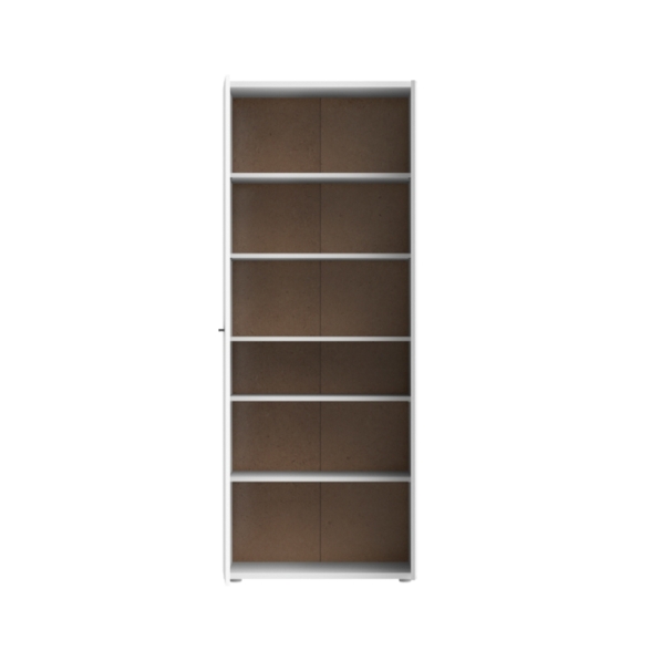 Armadio Scarpiera Multiuso 2 Ante 6 Ripiani 70x35x180h Nube Bianco