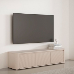 Mobile TV Da Terra 3 Ante 170x40x40 Design Moderno Lehman Sabbia