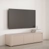 Mobile TV Da Terra 3 Ante 170x40x40 Design Moderno Lehman Sabbia