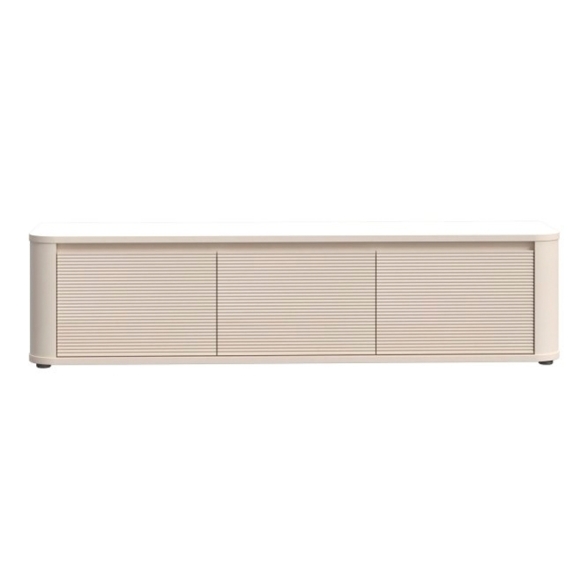 Mobile TV Da Terra 3 Ante 170x40x40 Design Moderno Lehman Sabbia