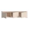 Mobile TV Da Terra 3 Ante 170x40x40 Design Moderno Lehman Sabbia