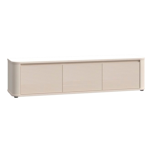 Mobile TV Da Terra 3 Ante 170x40x40 Design Moderno Lehman Sabbia