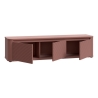 Mobile TV Da Terra 3 Ante 170x40x40 Design Moderno Lehman Terracotta
