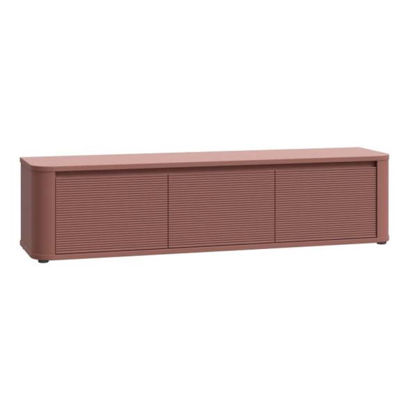 Mobile TV Da Terra 3 Ante 170x40x40 Design Moderno Lehman Terracotta