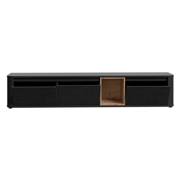 Mobile TV Sospeso 3 Ante 215x40x40 Con Vano A Giorno Lehman Rovere Scuro