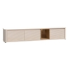 Mobile TV Sospeso 3 Ante 215x40x40 Con Vano A Giorno Lehman Sabbia