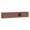 Mobile TV Sospeso 3 Ante 215x40x40 Con Vano A Giorno Lehman Terracotta