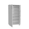 Scarpiera 6 Ripiani 2 Ante 70x34x120h 18 Paia Nube Bianco E Grigio Cemento