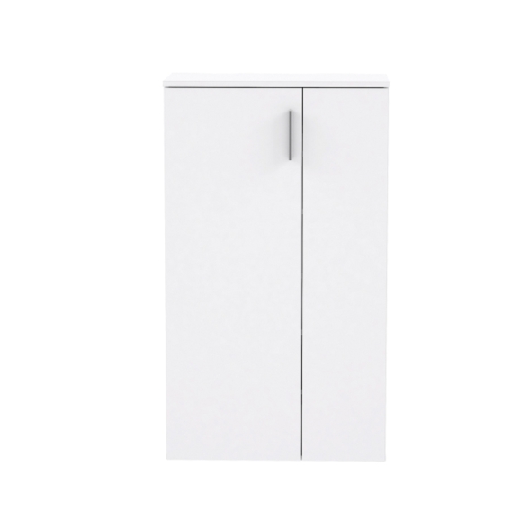 Scarpiera 6 Ripiani 2 Ante 70x34x120h 18 Paia Nube Bianco Opaco