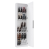 Scarpiera Alta Con Specchio 1 Anta 50x20x180 h Runa Bianco Opaco