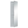 Scarpiera Alta Con Specchio 1 Anta 50x20x180 h Runa Bianco Opaco