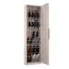 Scarpiera Alta Con Specchio 1 Anta 50x20x180 h Runa Rovere Sabbia