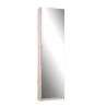 Scarpiera Alta Con Specchio 1 Anta 50x20x180 h Runa Rovere Sabbia