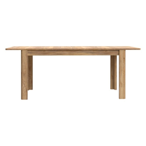 Tavolo Allungabile 90x160-206 Cm Da Arredo Interno Lehman Rovere