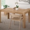 Tavolo Allungabile 90x160-206 Cm Da Arredo Interno Lehman Rovere