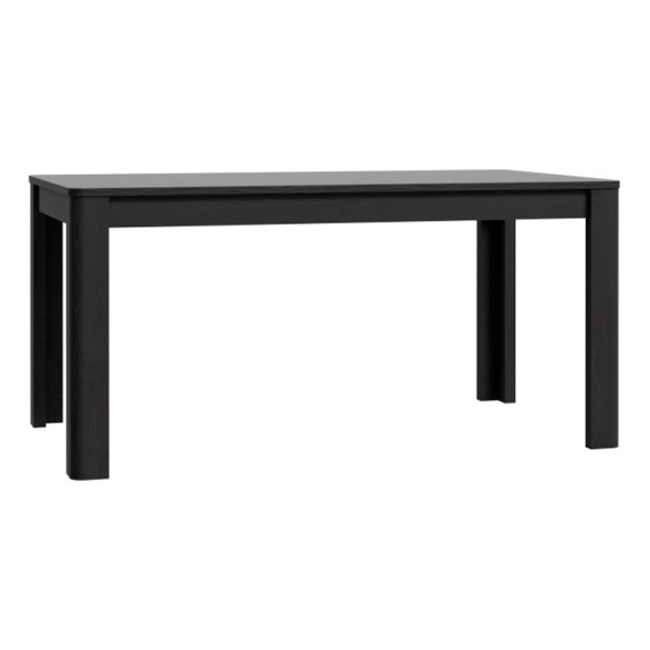Tavolo Allungabile 90x160-206 Cm Da Arredo Interno Lehman Rovere Nero
