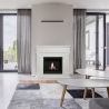 Camino a bioetanolo da terra Cambridge con cornice Bianco 110x37x102h  