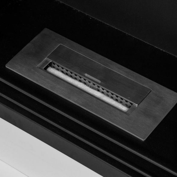 Camino a bioetanolo da terra Cambridge con cornice Bianco 110x37x102h  