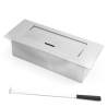 Camino a bioetanolo da terra Cambridge con cornice Bianco 110x37x102h  