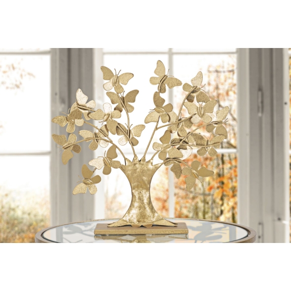 Albero Della Vita Con Farfalle Glam Cm 31X8X30