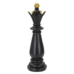 Alfiere Nero E Oro Cm Ø 12,5X38,5