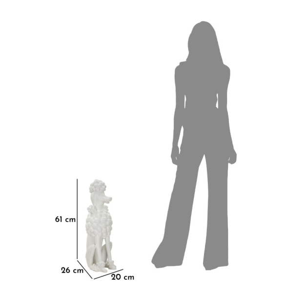 Barboncino White Cm 20X26X61