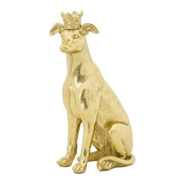 Cane Con Corona Oro Cm 20X12,5X33