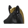 Cavallo Nero E Oro Cm Ø 18,5X50