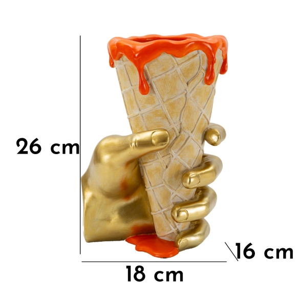 Cono Porta Fiori Cm 18X16X26