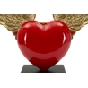 Cuore Con Ali Porta Candele Cm 36,5X14X30,5