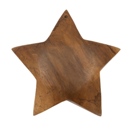 Decorazione Bintang Da App.In Teak Ric. Cmø19X5 Min2
