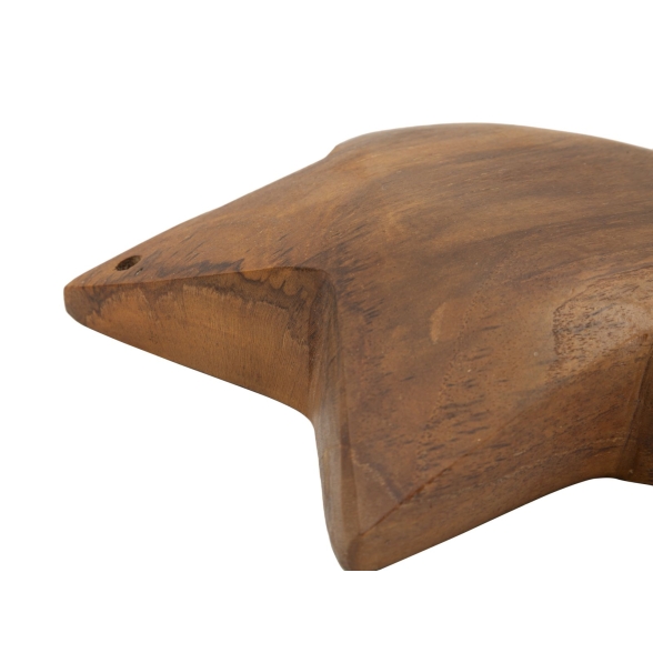 Decorazione Bintang Da App.In Teak Ric. Cmø19X5 Min2