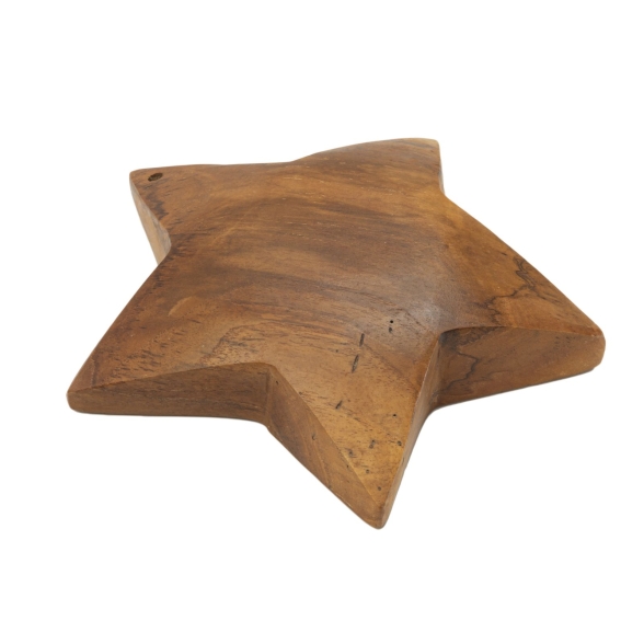 Decorazione Bintang Da App.In Teak Ric. Cmø19X5 Min2