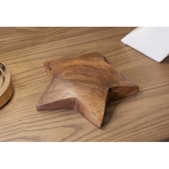 Decorazione Bintang Da App.In Teak Ric. Cmø19X5 Min2