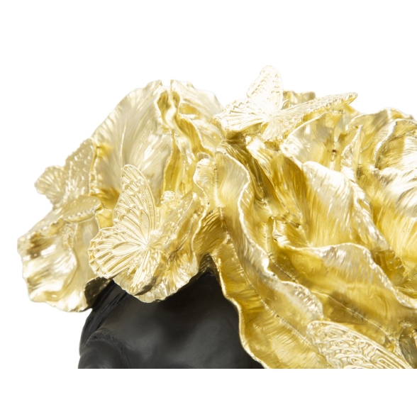 Donna Con Farlalle In Testa Cm 21X20X36,5