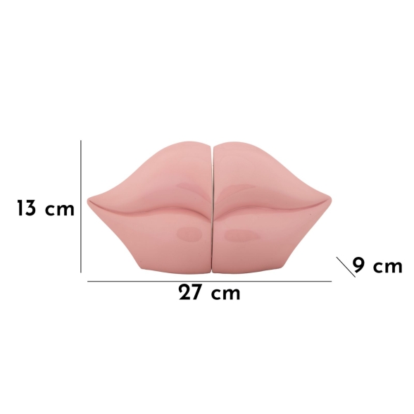 Ferma Libri Bocca Cm 27X9X13