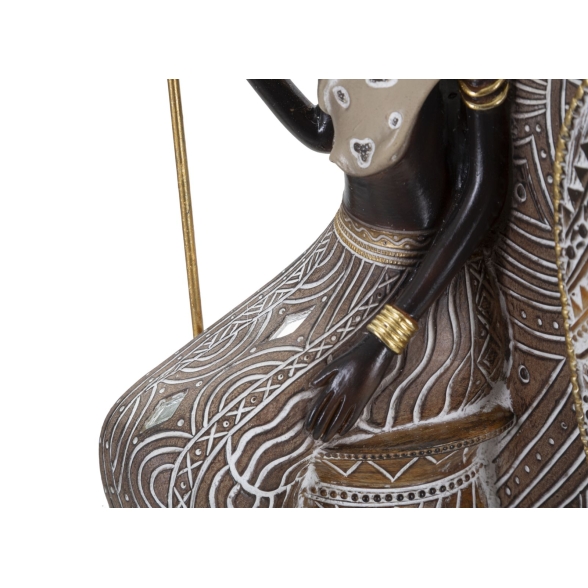 Masai Tribal Famiglia Cm 16,5X11,5X38