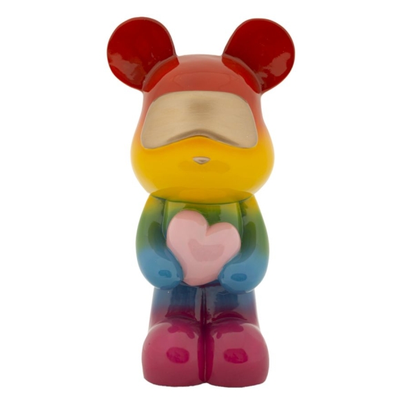 Orsetto Rainbow In Piedi Cm 22,50X17,5X42,5