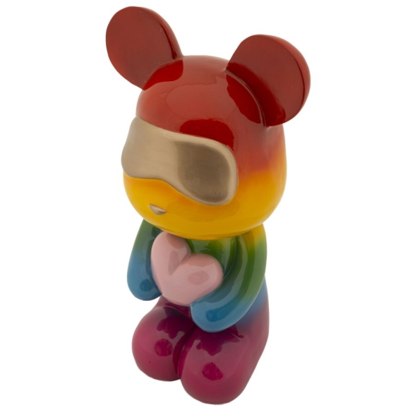 Orsetto Rainbow In Piedi Cm 22,50X17,5X42,5