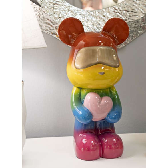 Orsetto Rainbow In Piedi Cm 22,50X17,5X42,5