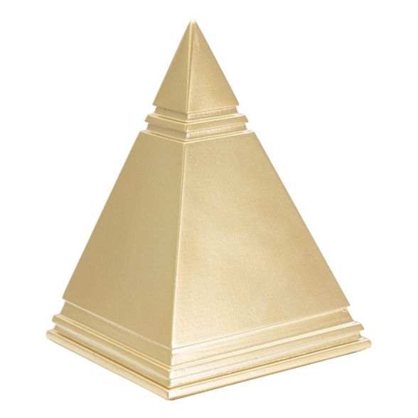 Piramide Gold Cm 11,5X11,5X15,5 