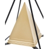 Piramide Gold Con Ferro Cm 15X15X21 
