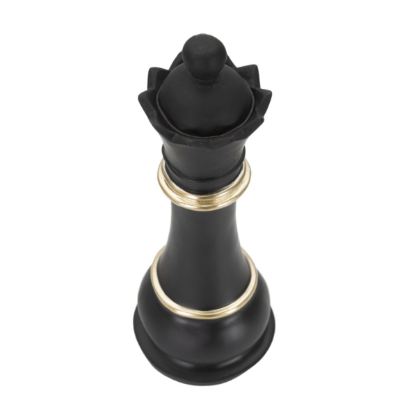 Regina Nera E Oro Cm Ø 9X25,5