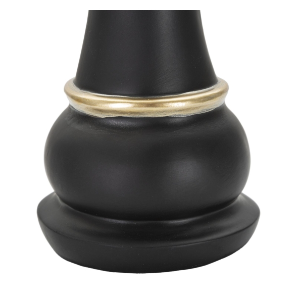 Regina Nera E Oro Cm Ø 9X25,5