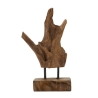 Scultura Akar In Teak Ric, Cm 20X11X34 Min 2