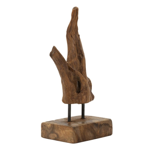 Scultura Akar In Teak Ric, Cm 20X11X34 Min 2