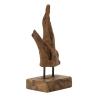 Scultura Akar In Teak Ric, Cm 20X11X34 Min 2
