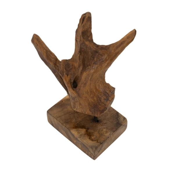 Scultura Akar In Teak Ric, Cm 20X11X34 Min 2